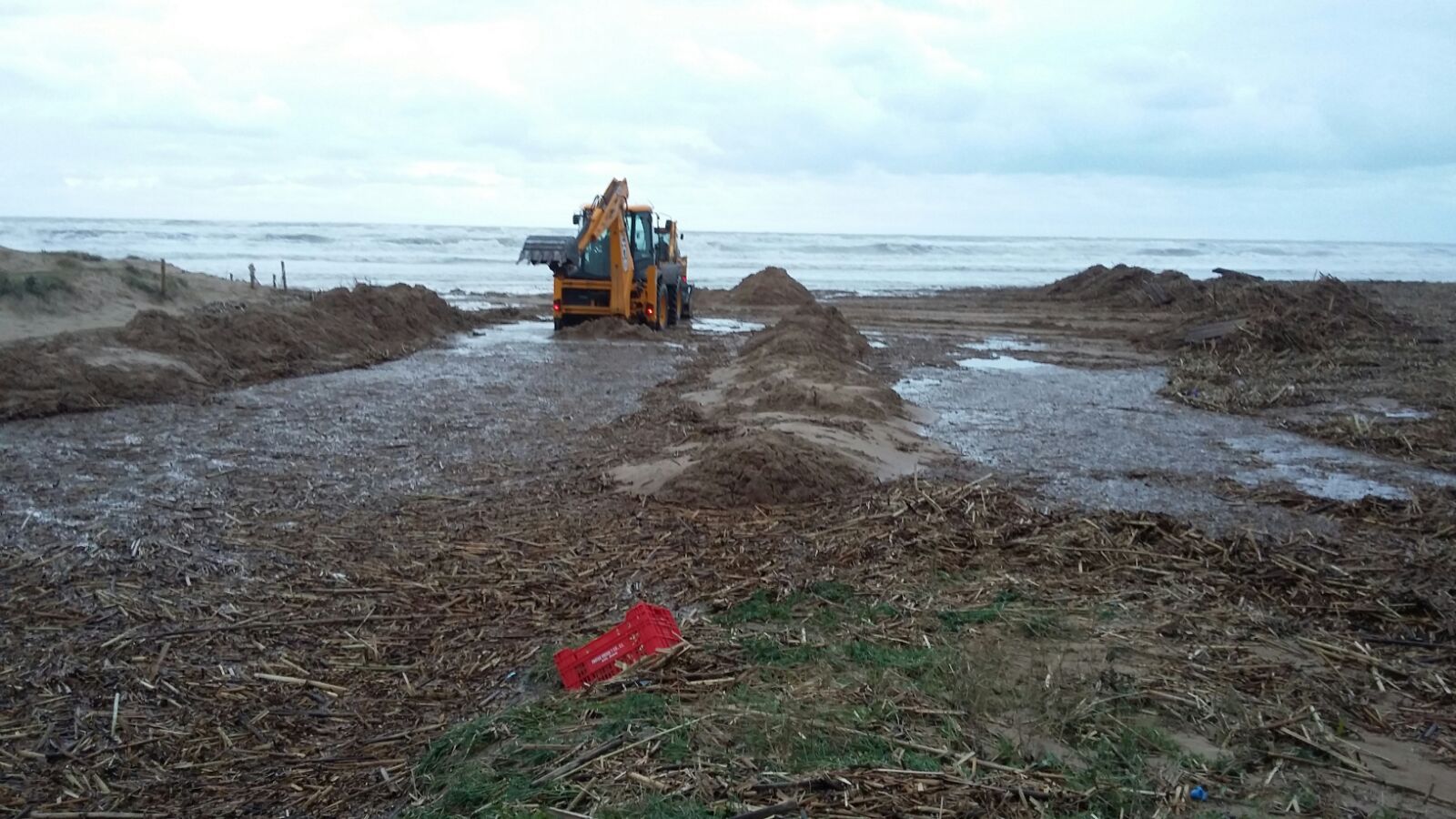 Oliva cifra en 1 millón de euros los daños del temporal de diciembre
