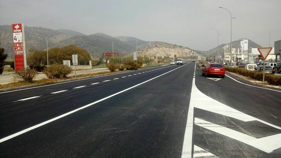 Acabadas las obras en la entrada norte de Gandia