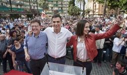 Los socialistas de la Safor votan a Pedro Sánchez