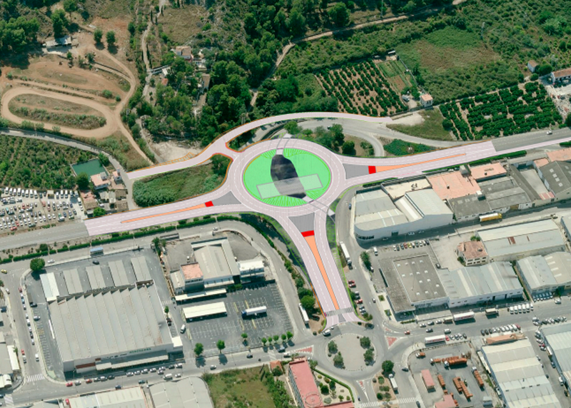 Luz verde a la nueva rotonda del polígono Alcodar de Gandia