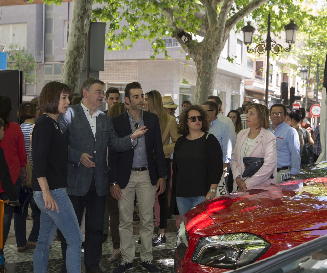 El president de la Generalitat vista la Fira del Motor