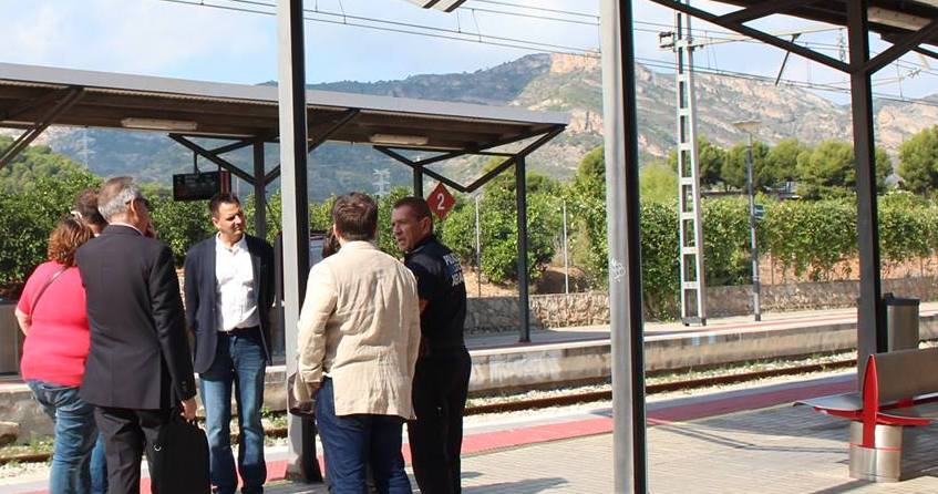 El paso subterráneo en la estación de tren de Xeraco empezará a construirse en un plazo de 20 días